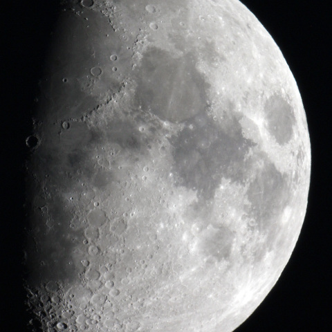 CELESTRON C90 MAKスポッティングスコープ での月面