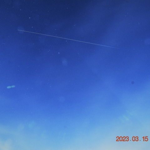 ＩＳＳ直上通過