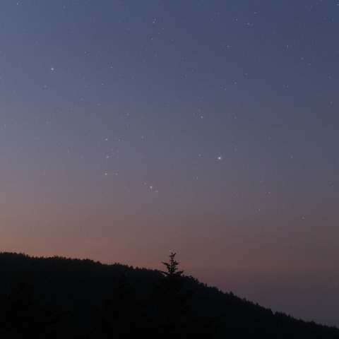 薄明のオリオン座