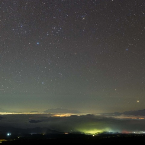 雲海とカノープス
