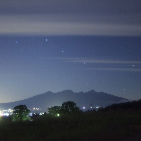 八ヶ岳と北斗七星