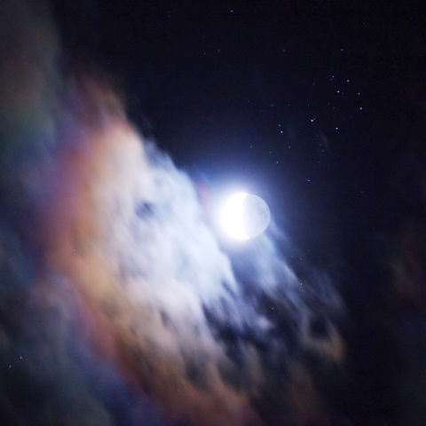 月とすばるのランデブー