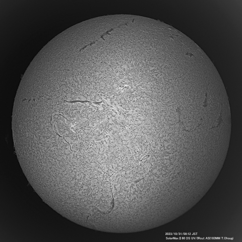 10月31日の太陽面