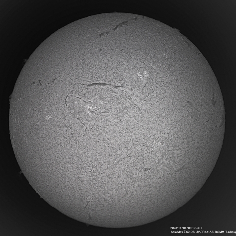 11月1日の太陽面