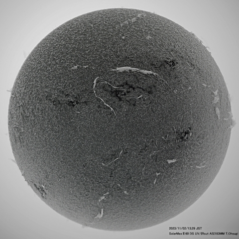 11月2日の太陽面