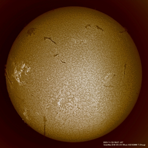 11月22日の太陽面