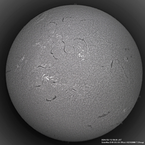 3月15日の太陽面