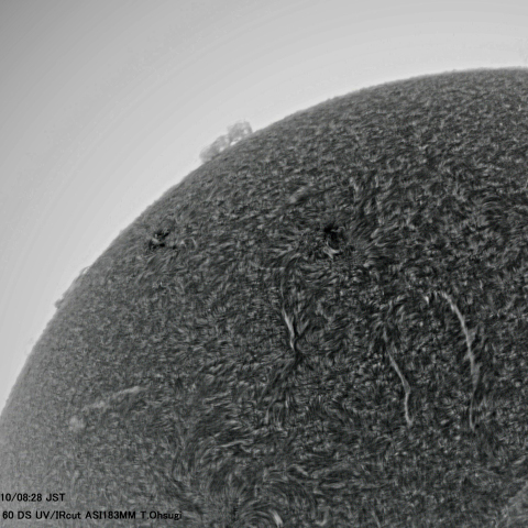 4月10日の太陽面