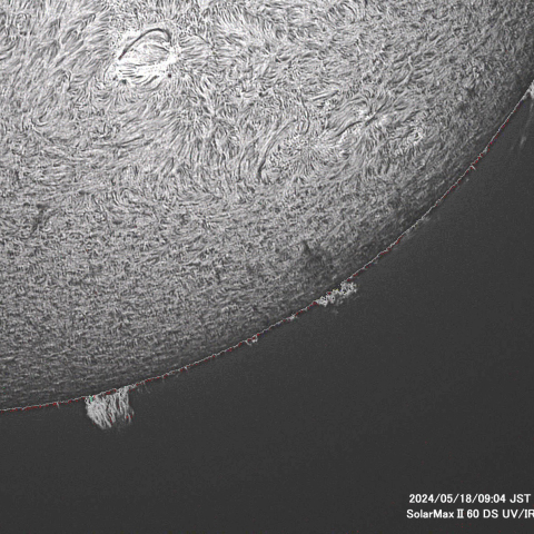 5月18日の太陽面