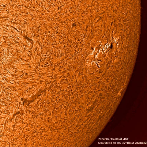7月15日の太陽面