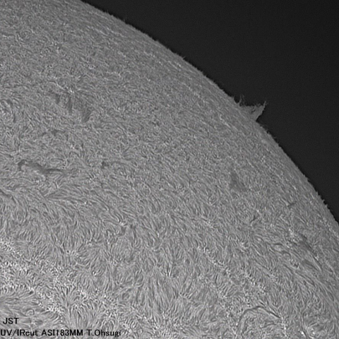 7月27日の太陽面