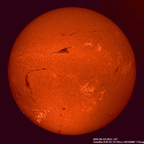 9月23日の太陽面