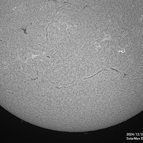 12月20日の太陽面