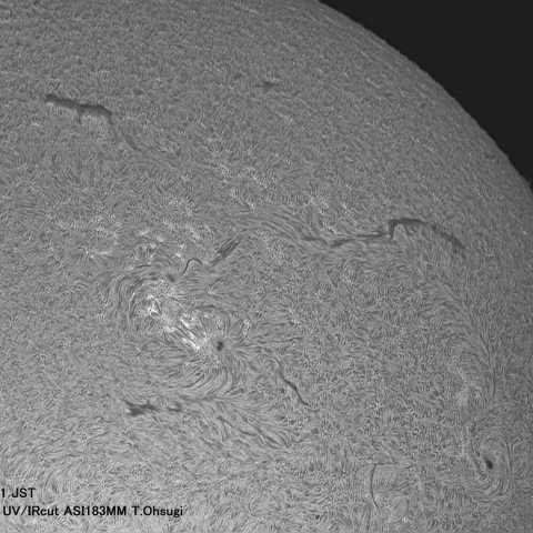 2月23日の太陽面