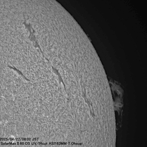 4月22日の太陽面