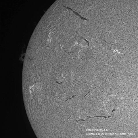 6月5日の太陽面