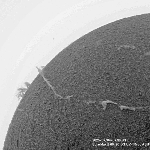 ７月4日の太陽面