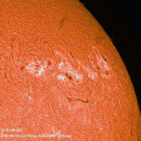 ７月19日の太陽面