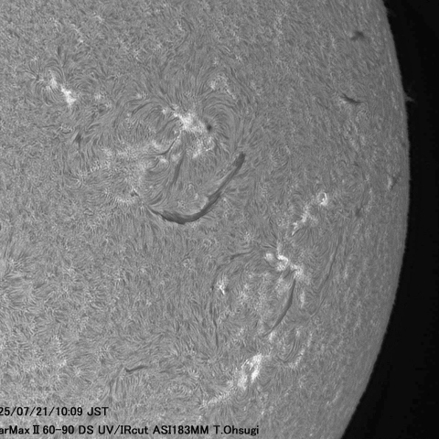 ７月21日の太陽面