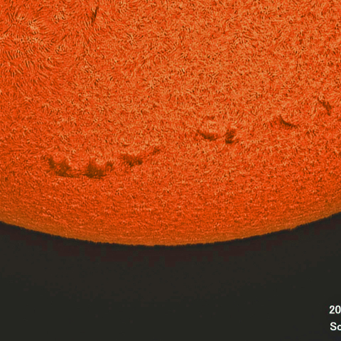 ７月25日の太陽面