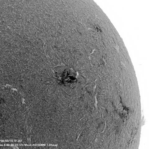 8月3日の太陽面