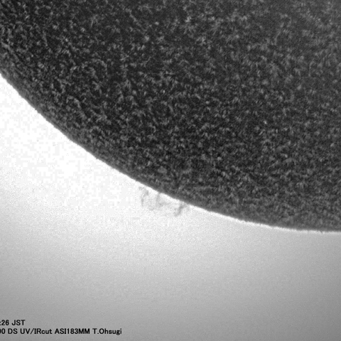 12月23日の太陽面