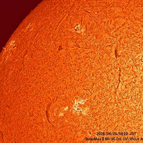 4月25日の太陽面