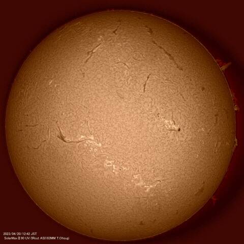4月20日の太陽面