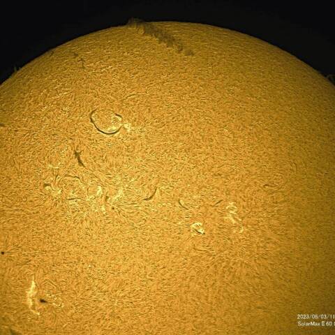 6月3日の太陽面
