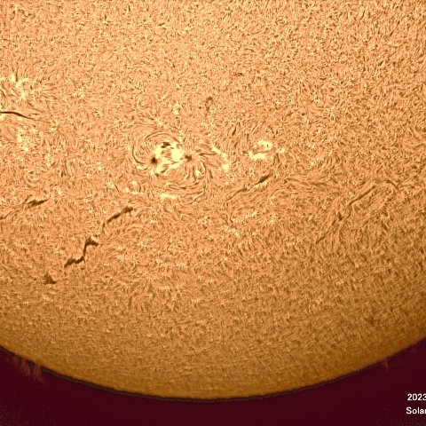 8月17日の太陽面