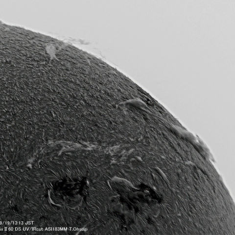 9月19日の太陽面