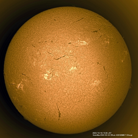 10月16日の太陽面