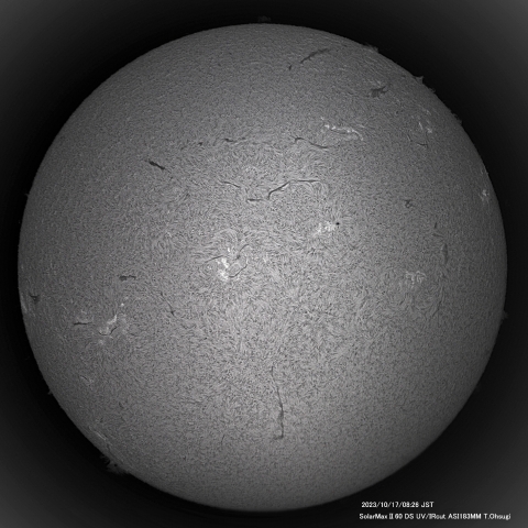 10月17日の太陽面