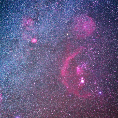 オリオン座の散光星雲