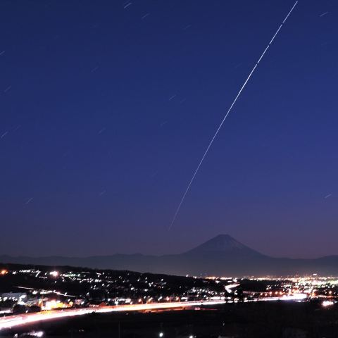 金井飛行士搭乗間近のISS