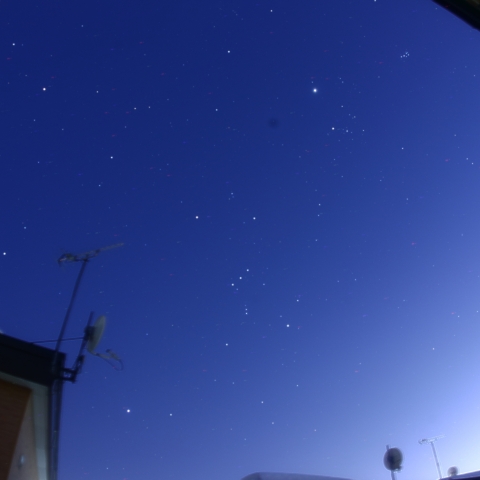 2/28 我が窓からの冬の星々