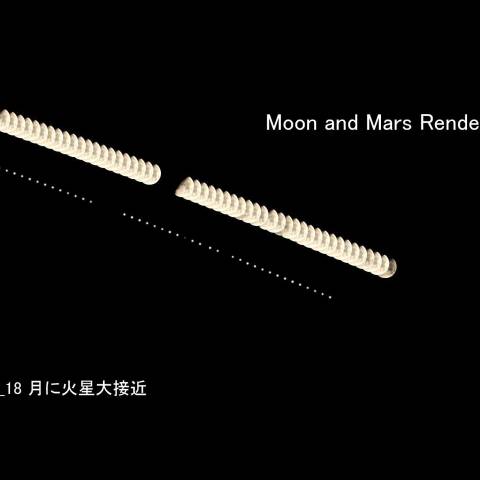 Moon and Mars Rendezvous