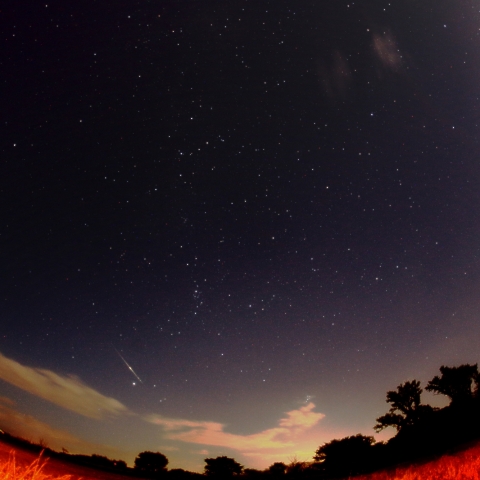 カシオペアと流星