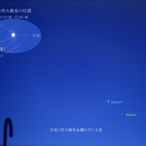 楽しませてくれた木星と四大衛星＆土星