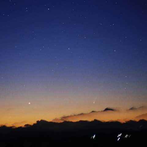水星とアイソン彗星