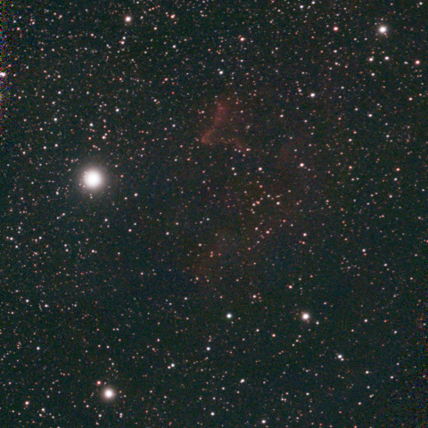 IC63 & IC59 カシオペア座の反射星雲