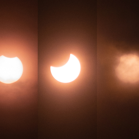 2019年1月6日の部分日蝕