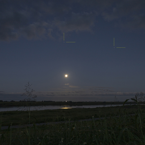 ISSと中秋の名月