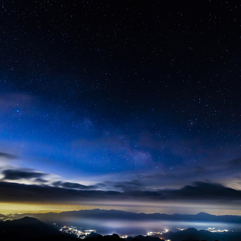 山梨県 白谷ノ丸からの天の川