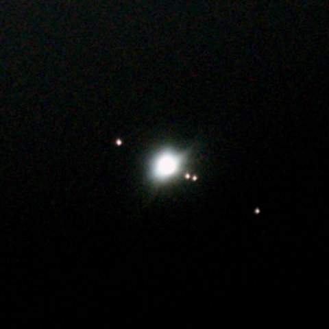 3月23日の木星と4大衛星