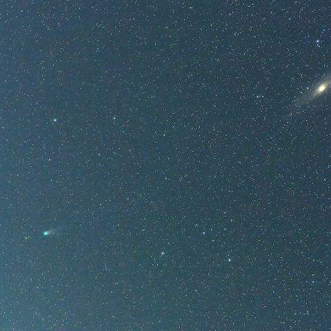 ポン・ブルックス彗星とM31