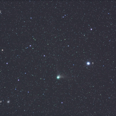 カタリナ彗星&M101, M51