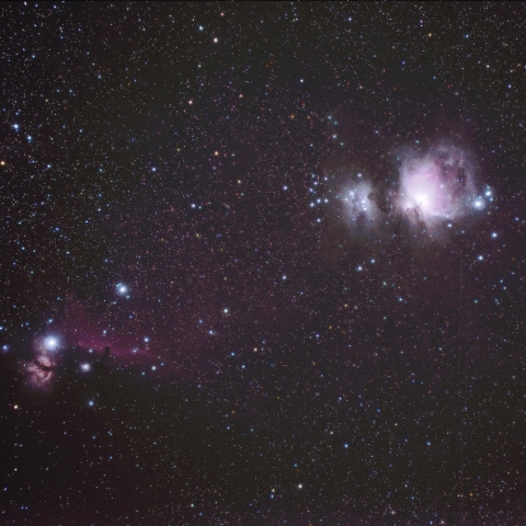 オリオン座中心部