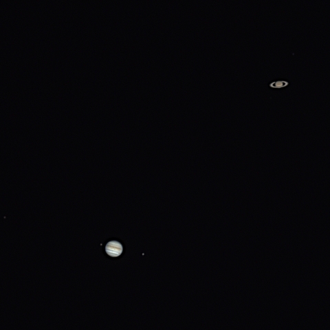 2020/12/22 木星、土星の大接近