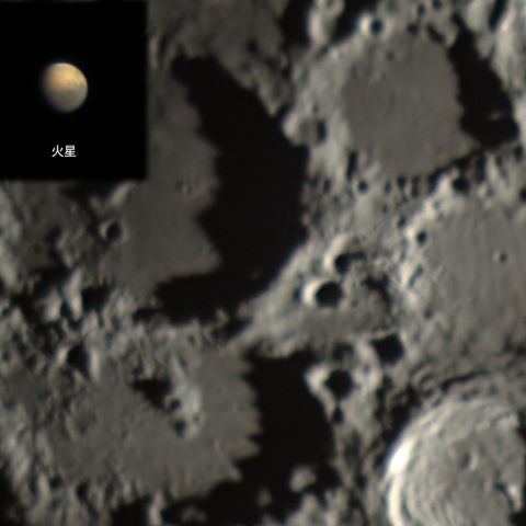 1/21 月面Xと火星、天王星